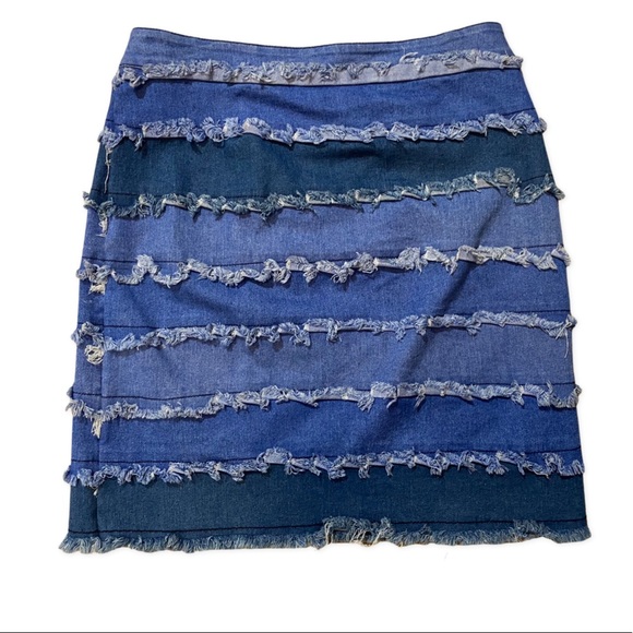 Sicko Cartel layered denim mini skirt - Picture 2 of 3